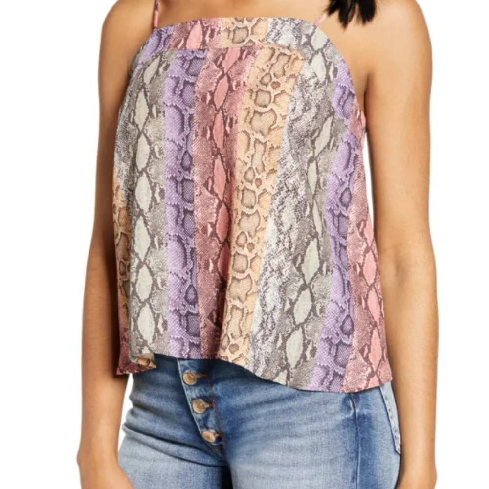 NWT HIATUS Snake Print Tank Top